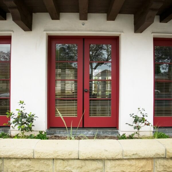 Eye level view of three of the El Carrillo units