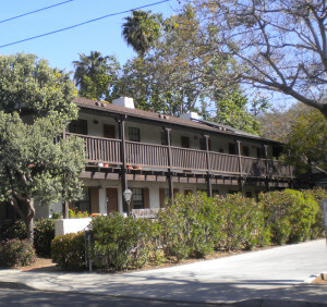 Outside view of the units and balconies