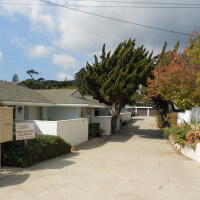 View of the property from the alley