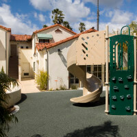 Small playground at the Voluntario property