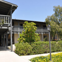 Outside view of the property, including units and plants