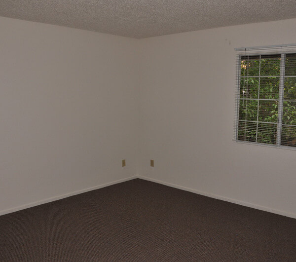 Inside a unit, showing a bedroom