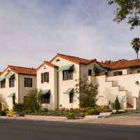 Street view of Voluntario housing