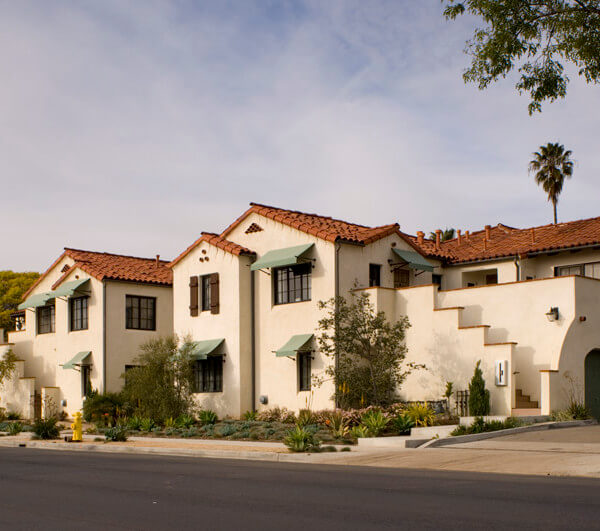 Street view of Voluntario housing