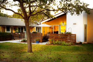 Outside view of multiple units