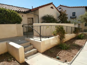 Outside view of a Voluntario building and ramp