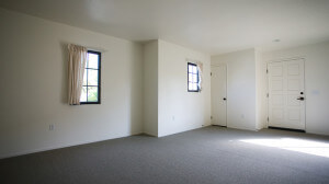 Inside of a Volunatrio, showing the living room