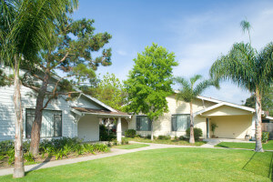 Outside shot of the Wilson Cottages