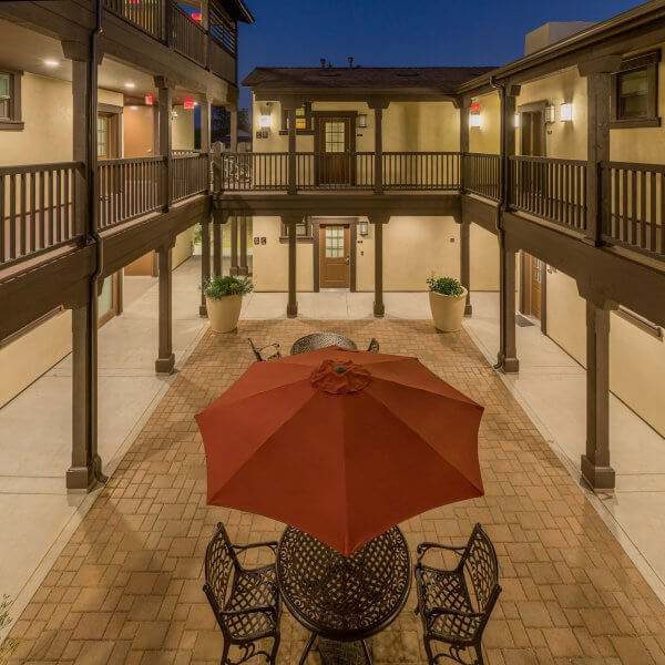 photo of first and second floor of building