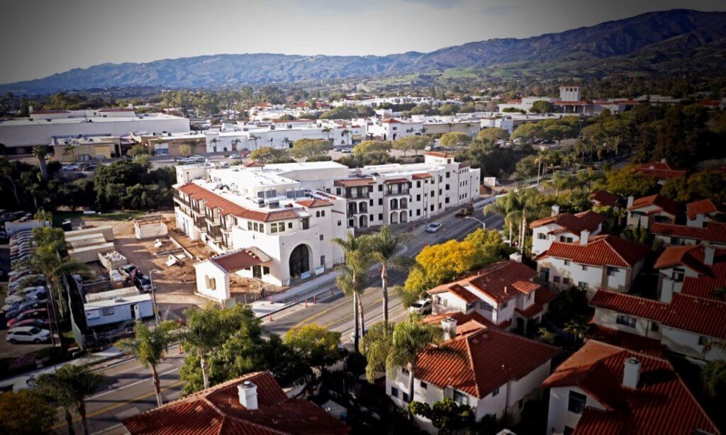 Aerial view of The Gardens on Hope