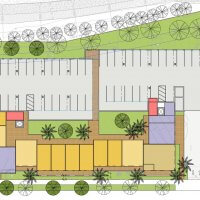 Proposed Development Drawing for 400 W. Carrillo Street -