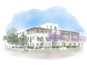 Proposed Development Rendering for 400 W. Carrillo Street